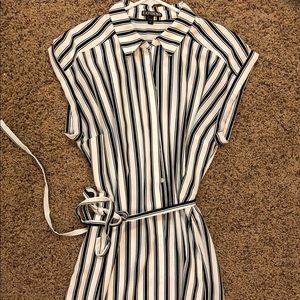 Express short sleeve shirt dress